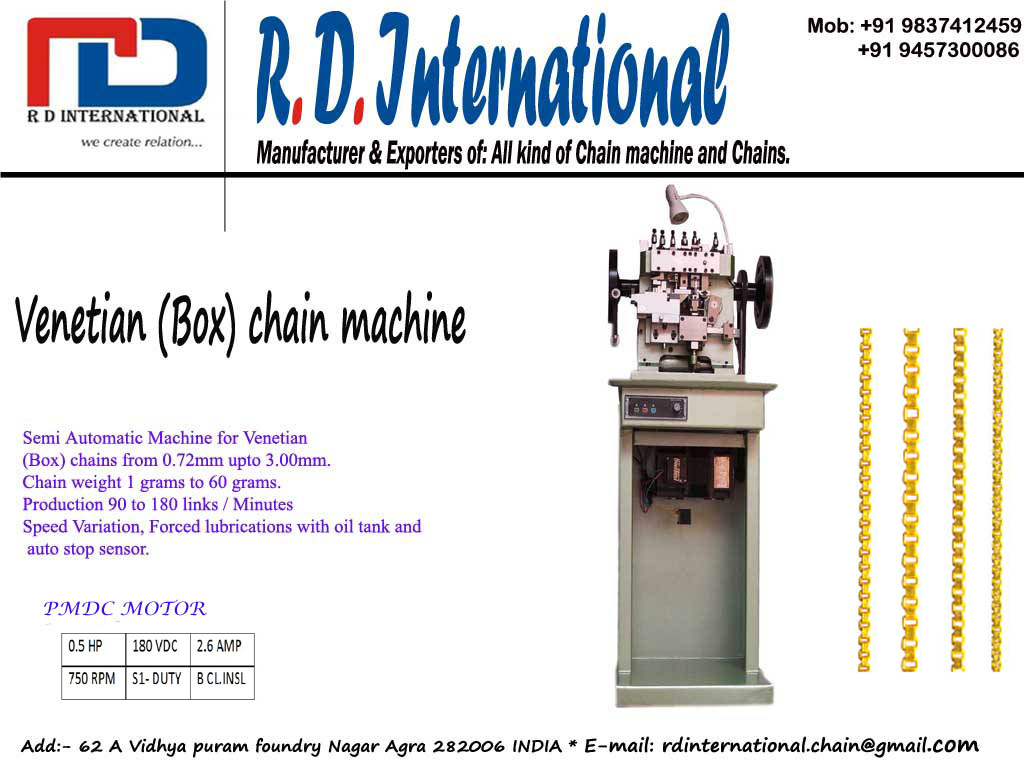Box Chain Making Machine Suppliers